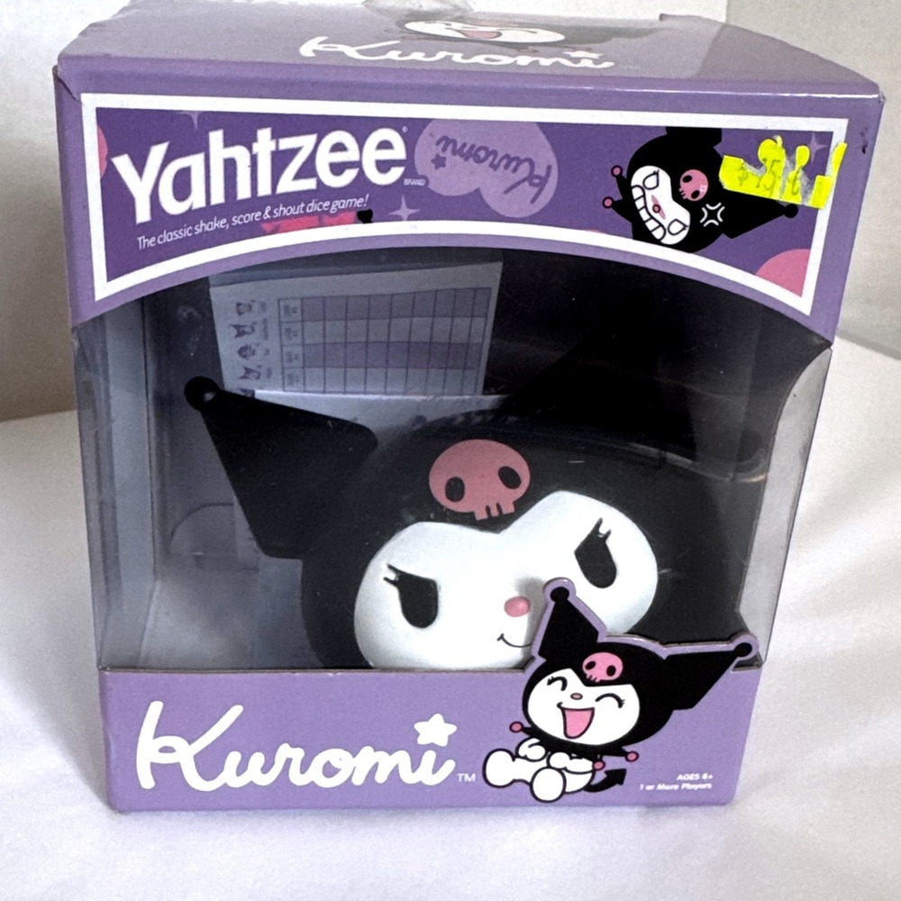 Sanrio Kuromi Yahtzee Dice Game USAOPOLY Hello Kitty and Friends Goth Cute Anime